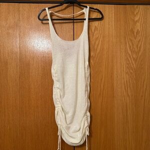 Princess Polly knitted open back swimsuit coverup dress.